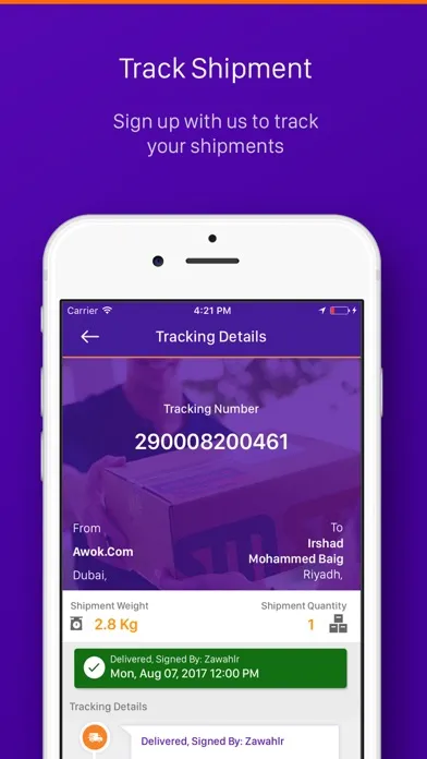 SMSA Mobile Screenshots