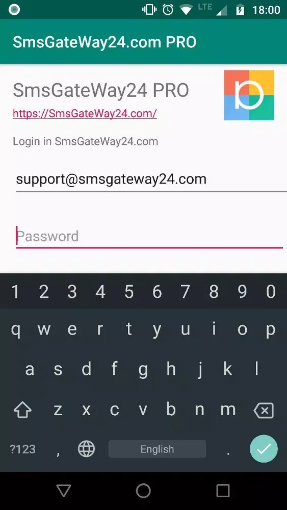 Screenshot di SmsGateWay24 Pro