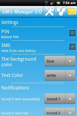SMS Manager 2.0 Screenshots