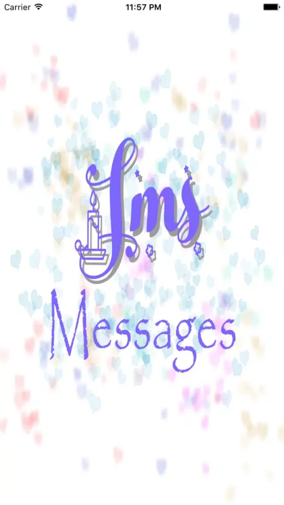 Captures d'écran de SMS Messages