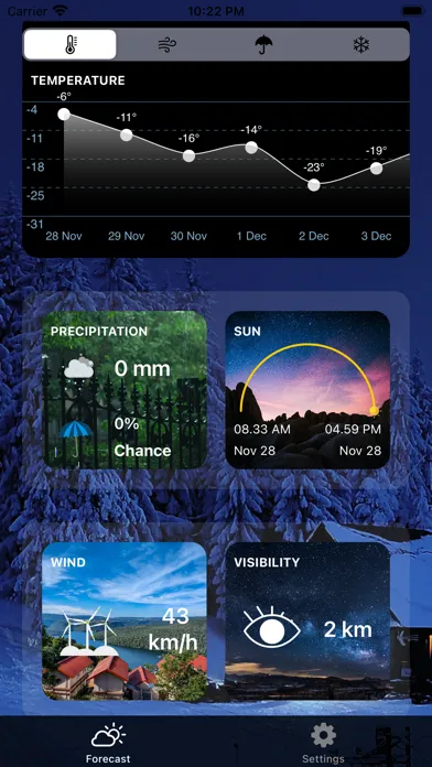 Weather Gauge Screenshots