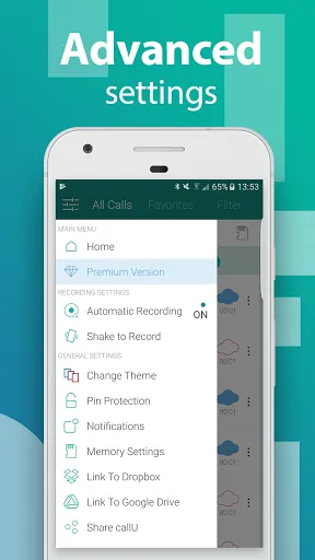Captures d'écran de Automatic Call Recorder Pro