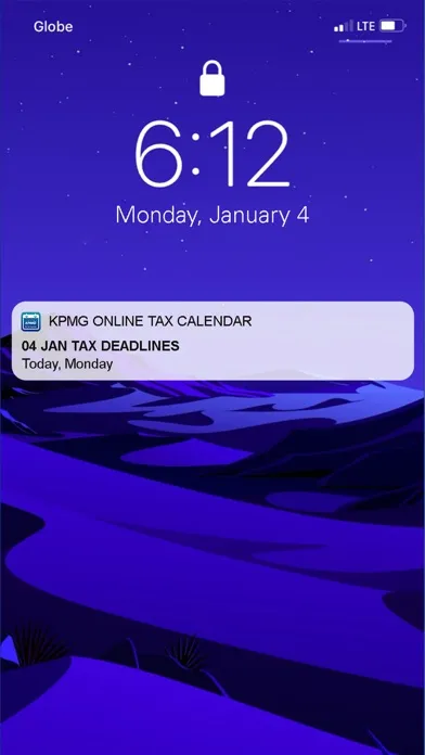 KPMG Online Tax Calendar应用截图