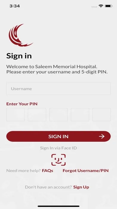 Tangkapan skrin Saleem Memorial Hospital