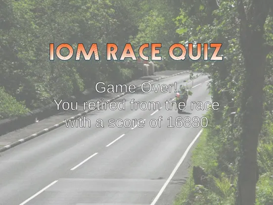 Captures d'écran de IOM Race Quiz iPad 