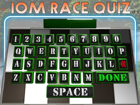 Captures d'écran de IOM Race Quiz iPad 