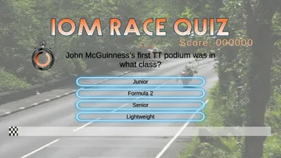 Captures d'écran de IOM Race Quiz