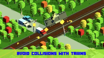 Tangkapan layar Train mania: Railroad crossing