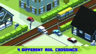 Tangkapan layar Train mania: Railroad crossing