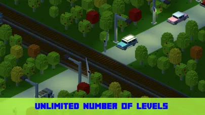 Tangkapan layar Train mania: Railroad crossing