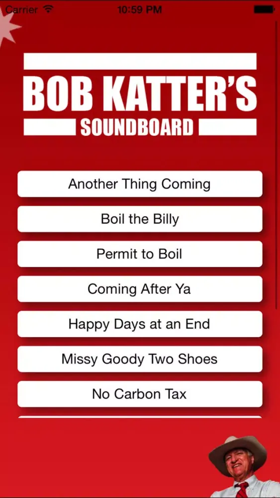 صور Bob Katter Soundboard