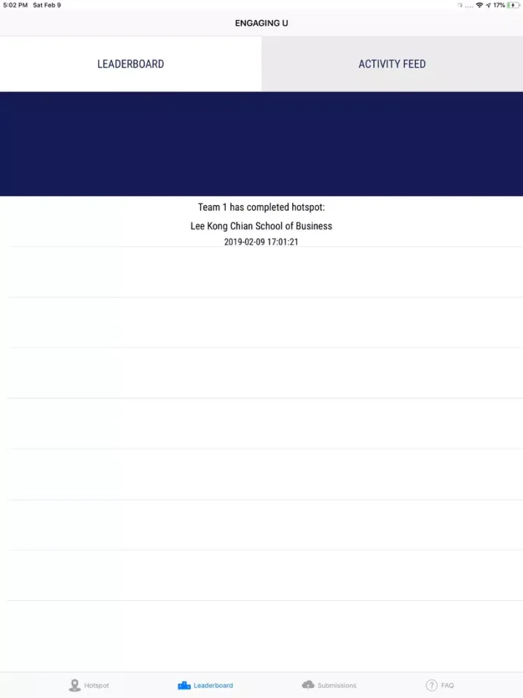 Capturas de tela do Engaging U iPad 
