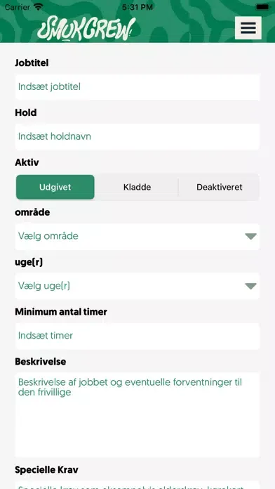 Screenshot di SmukCrew
