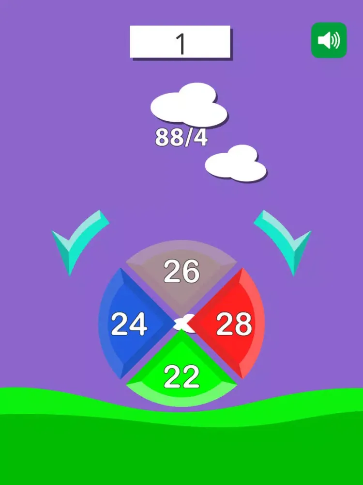 Zrzuty ekranu Quarter Divide iPad 