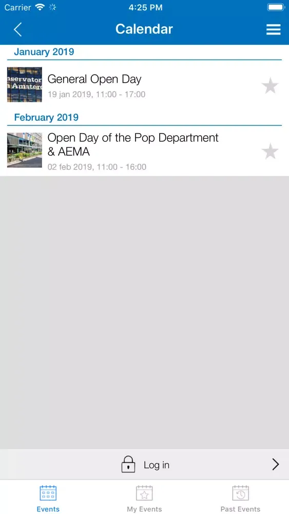 Capturas de pantalla de Open Dag CvA