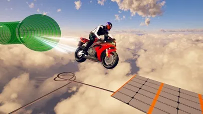 Ảnh chụp màn hình của Stunt Bike Rider : Crazy Games