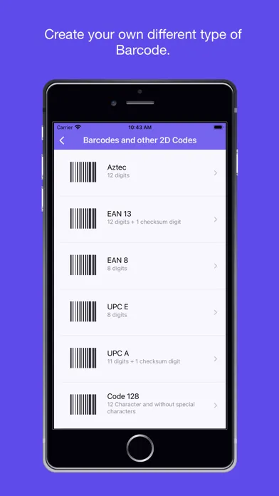 QR code reader and generator+ 스크린샷