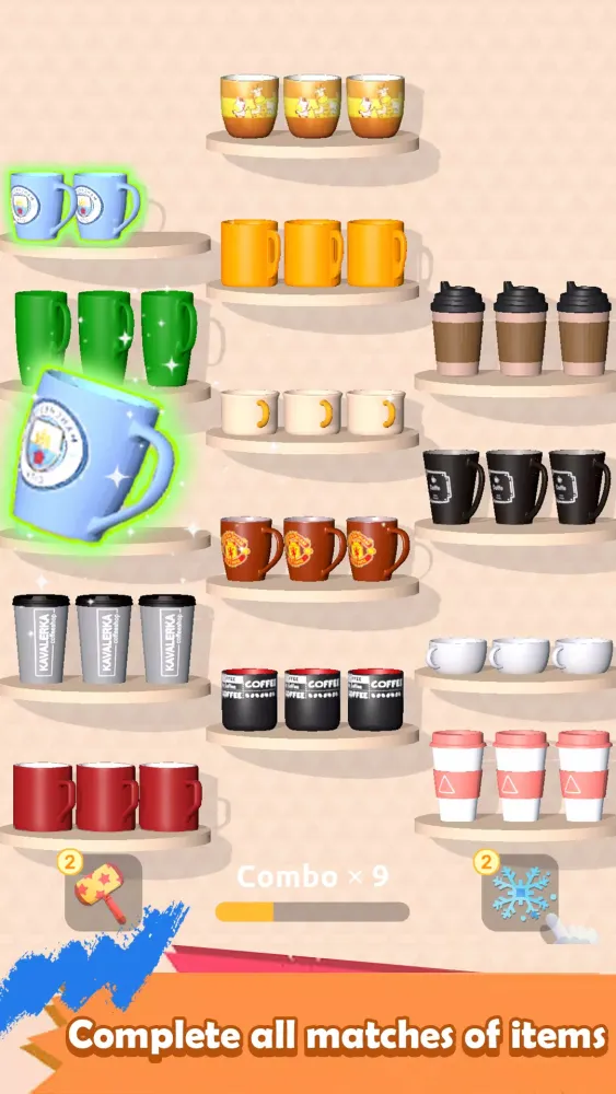 Ảnh chụp màn hình của Triple Match3D-Goods Collect