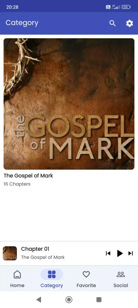 ภาพหน้าจอของ Bible: The Gospel of Mark