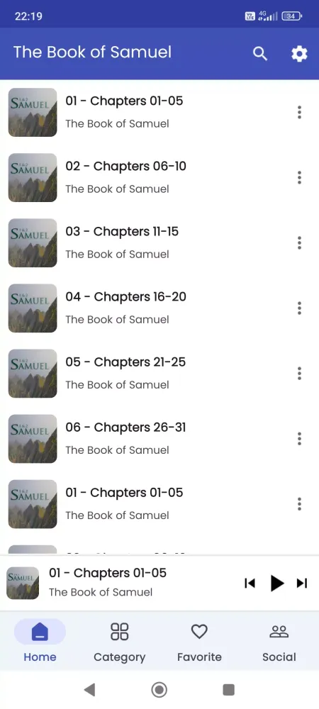 The Books of Samuel Holy Bible Screenshots