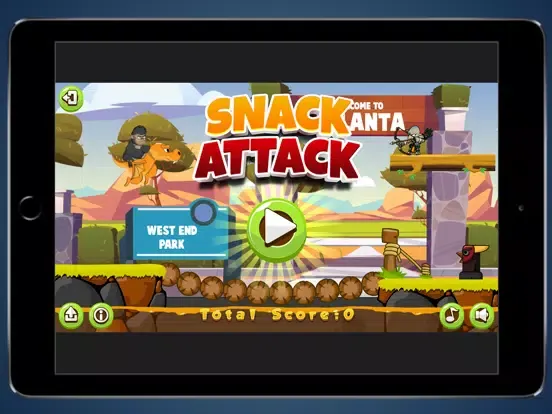 Capturas de tela do Attack snacks iPad 