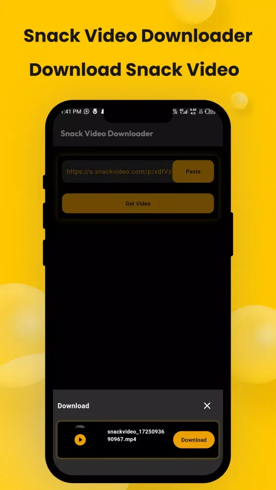 Capturas de pantalla de Snack Video Downloader