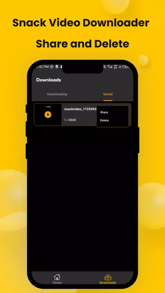Capturas de pantalla de Snack Video Downloader