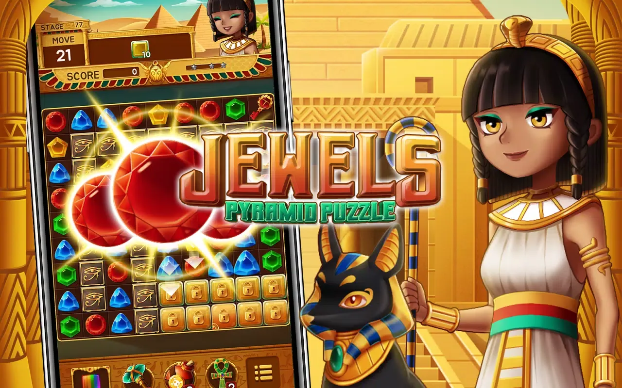 Jewels Pyramid Puzzle(Match 3) Screenshots