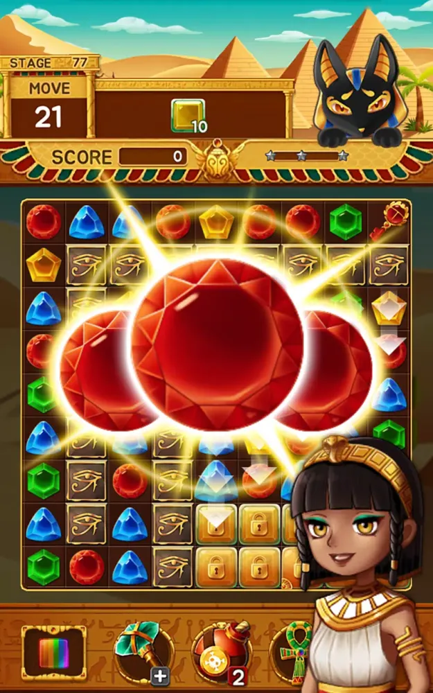 Jewels Pyramid Puzzle(Match 3) Screenshots
