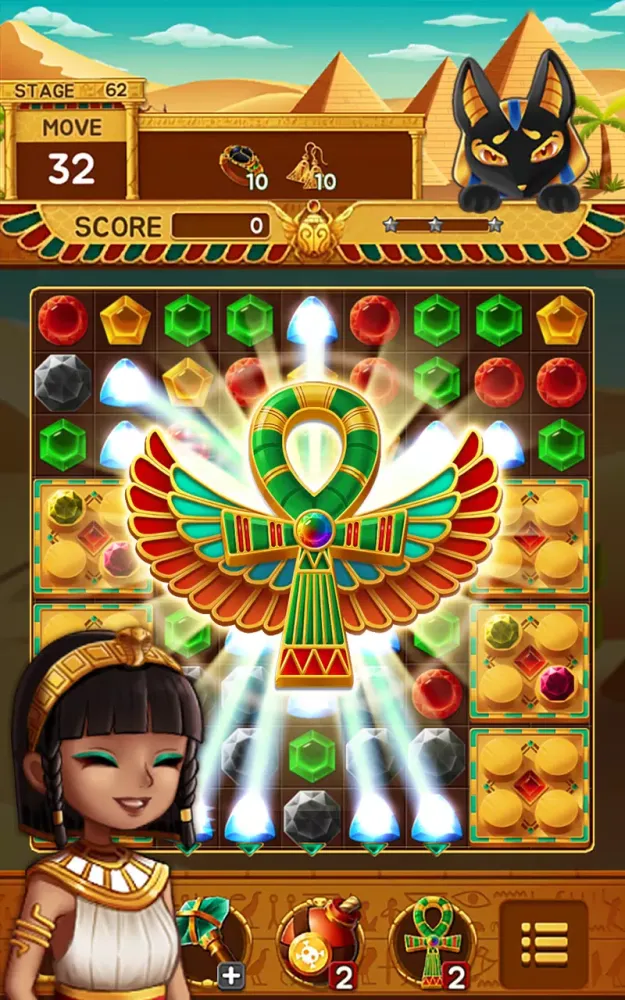 Jewels Pyramid Puzzle(Match 3) Screenshots