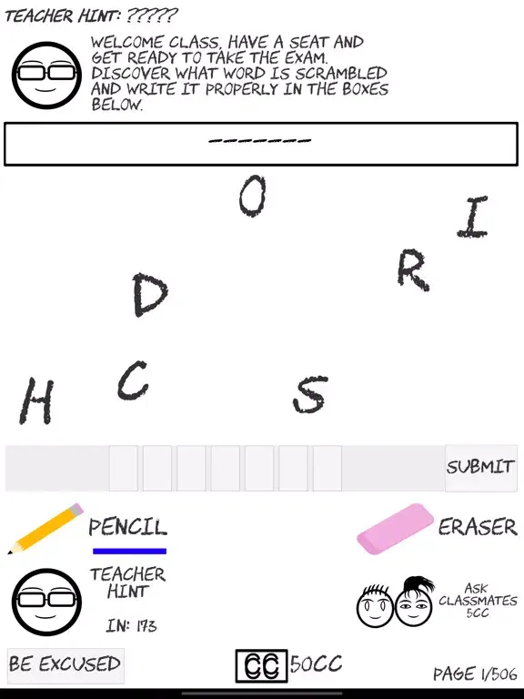 The Exams - Words Disorder iPad  Screenshots