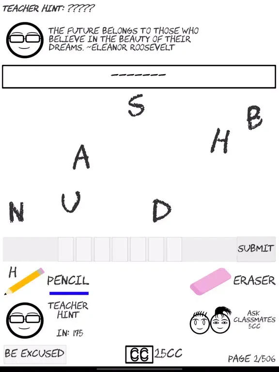 The Exams - Words Disorder iPad  Screenshots