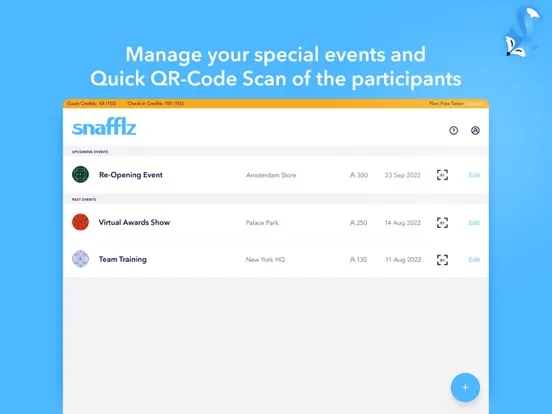 Zrzuty ekranu Guest List Check-in | Snafflz iPad 