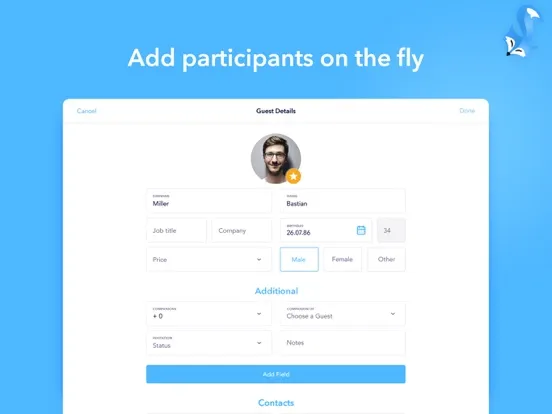 Zrzuty ekranu Guest List Check-in | Snafflz iPad 
