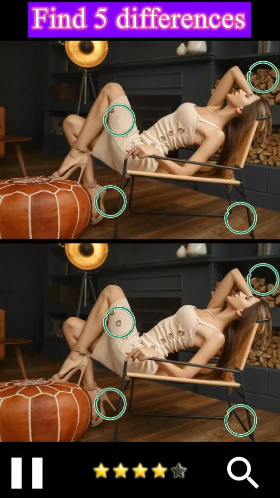 Spot Beauty Differences Puzzle Screenshots