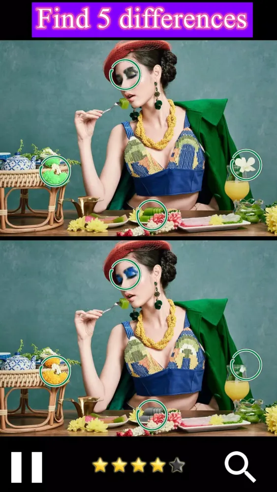 Spot Beauty Differences Puzzle Screenshots