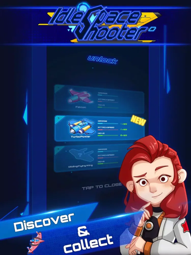 Idle Space Shooter iPad 應用截圖