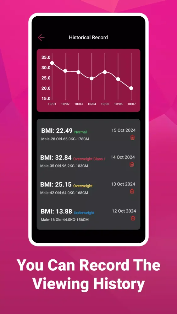 Vital Trace Screenshots