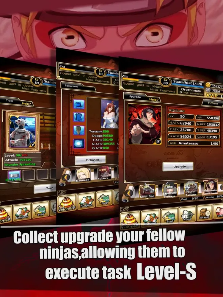 Ảnh chụp màn hình của Ninja Hayate iPad 