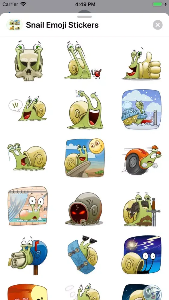 Snail Emoji Stickers Screenshots