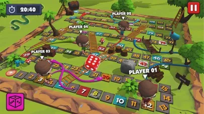 Ảnh chụp màn hình của Snakes and Ladders Game 3d