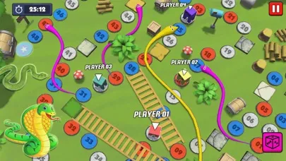 Ảnh chụp màn hình của Snakes and Ladders Game 3d
