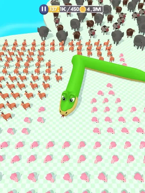 Zrzuty ekranu Snake Idle - Snake master iPad 