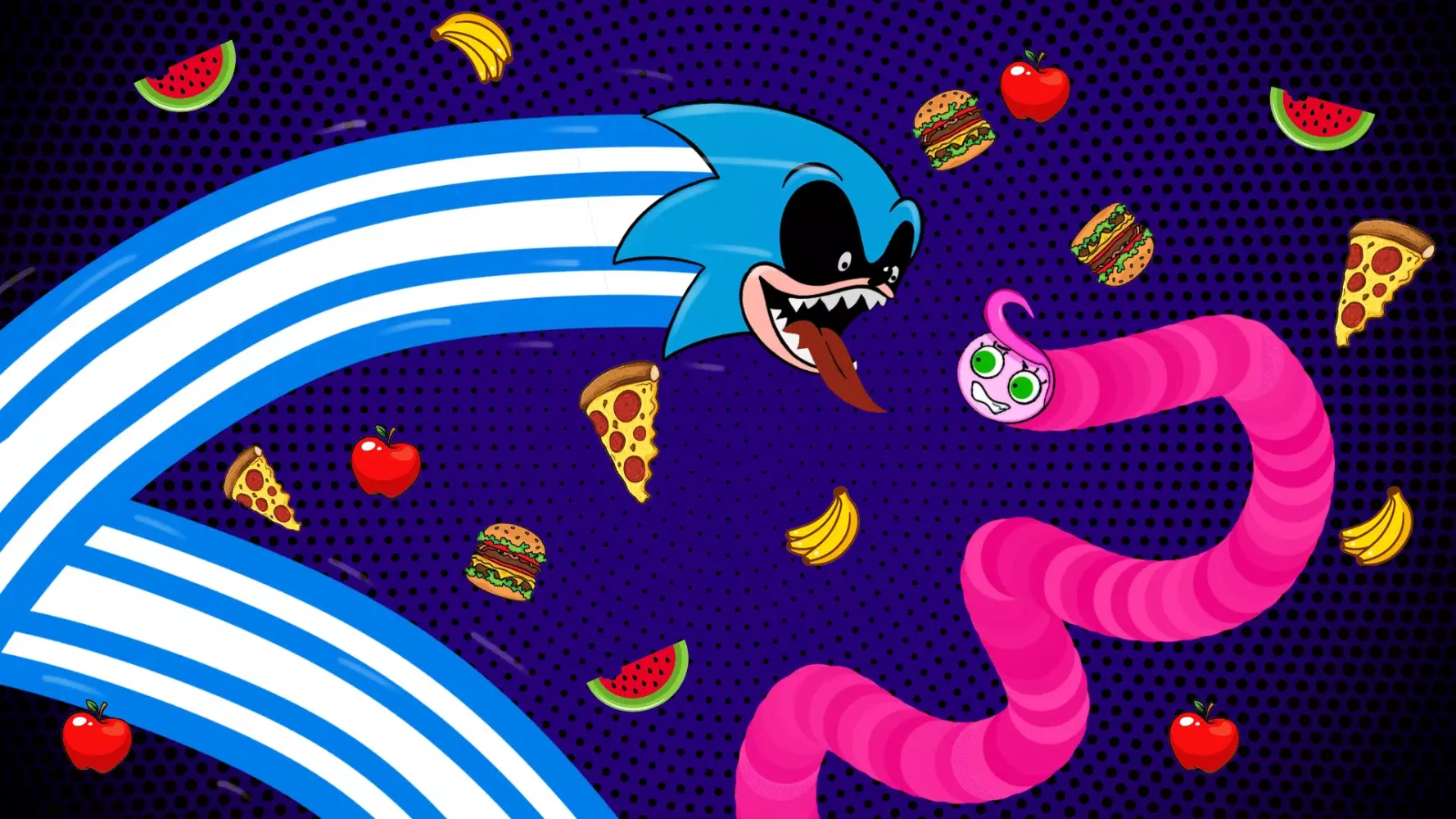 Snake Worms Zone .io Screenshots