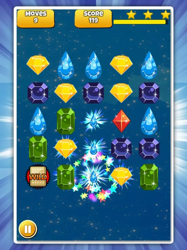 Tangkapan layar Jewels and Gems 3 iPad 