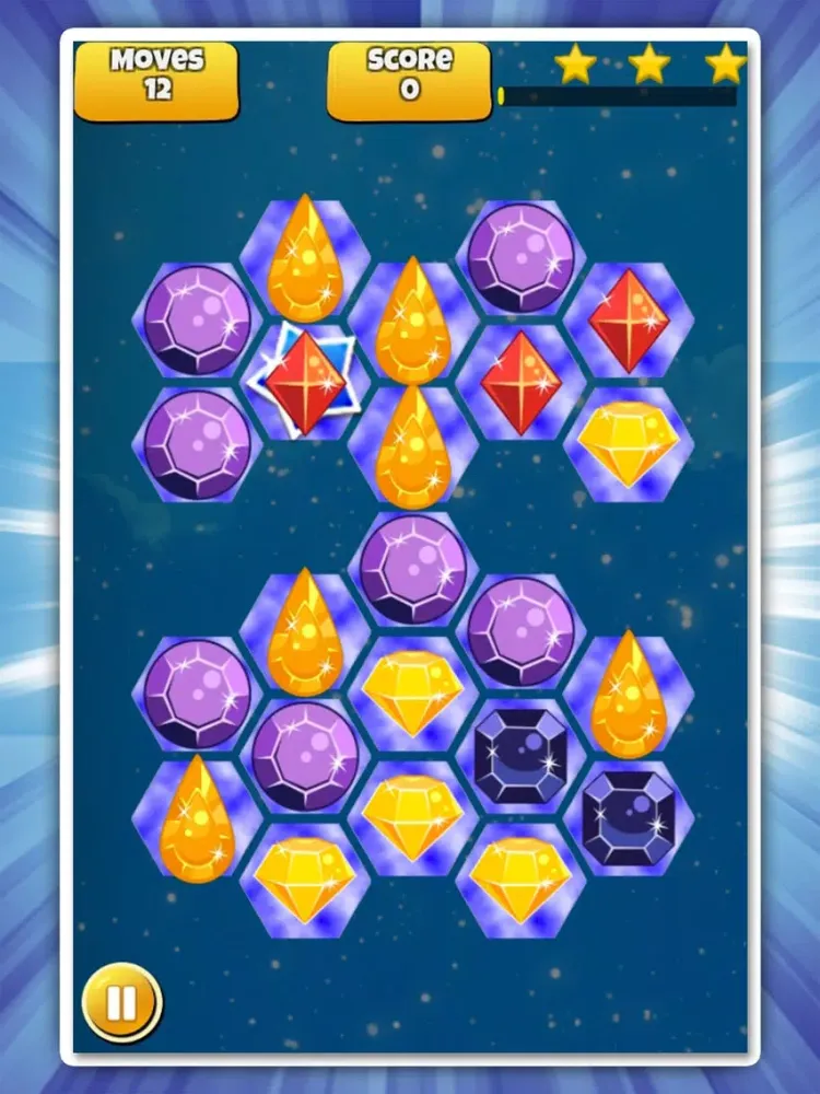 Tangkapan layar Jewels and Gems 3 iPad 
