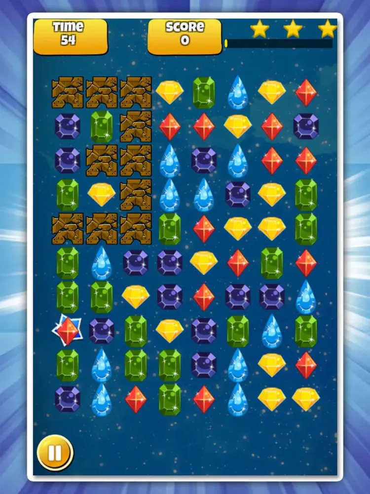Tangkapan layar Jewels and Gems 3 iPad 