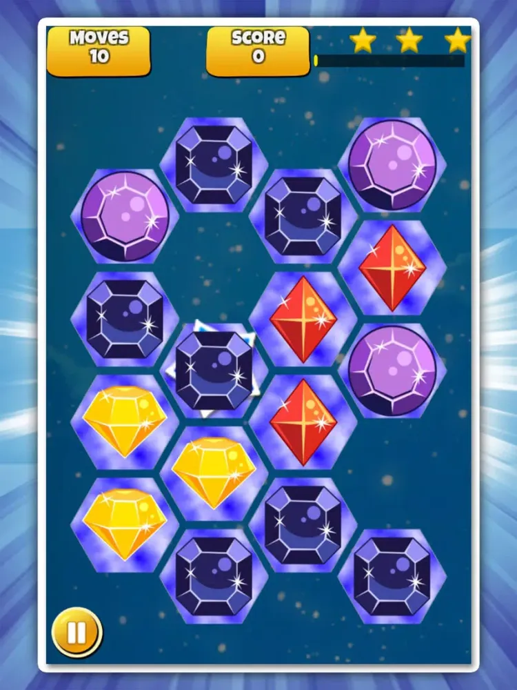 Tangkapan layar Jewels and Gems 3 iPad 
