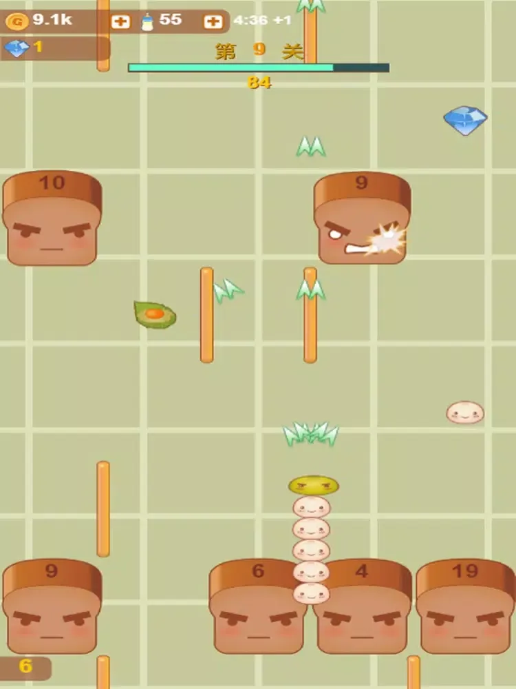 Mrs.Bun Royal Rush iPad  Screenshots