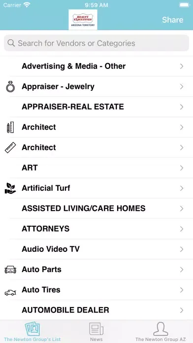 Denise Newton Referrals Screenshots